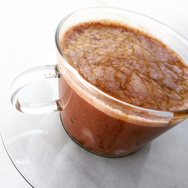 Paleo Salted Caramel Hot Chocolate